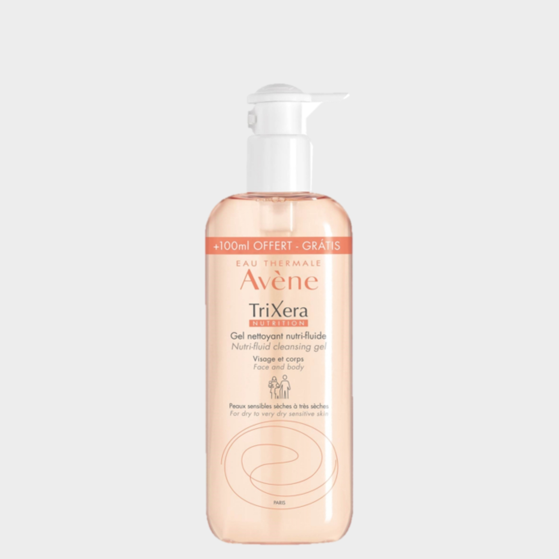 Creme Duche Rosto e Corpo Avéne Trixera 500 ml