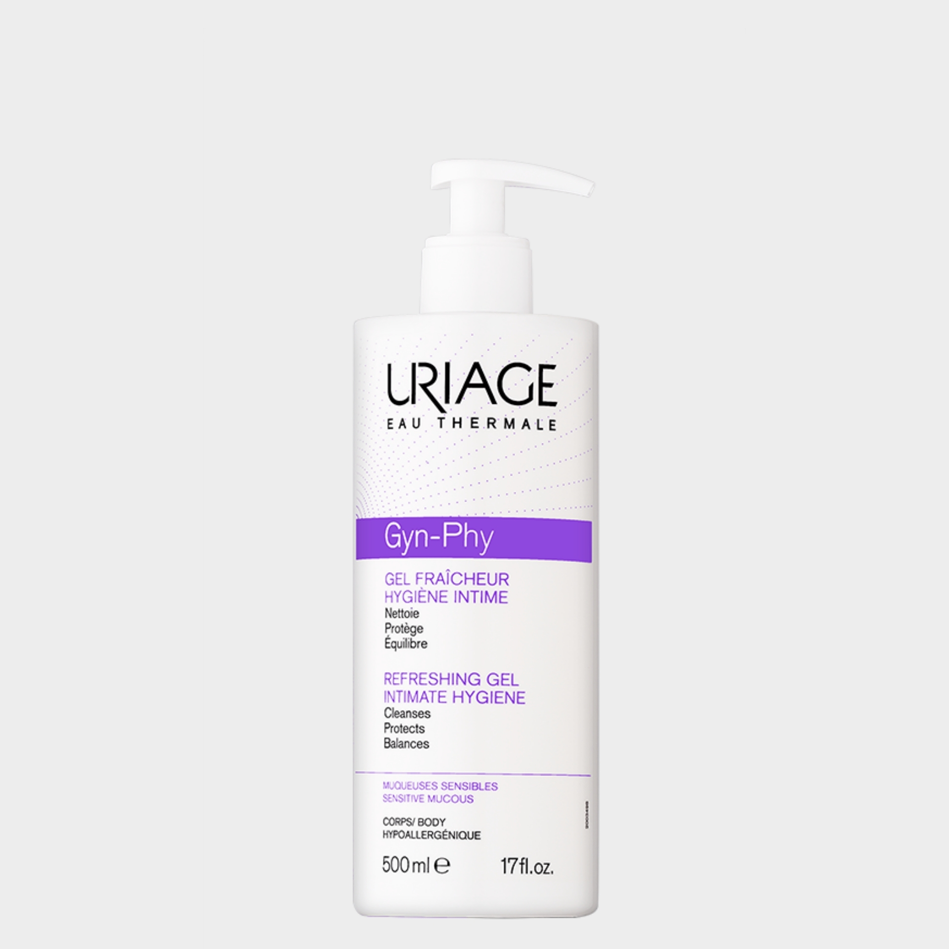 Gel Refrescante Higiene Íntima Uriage Gyn-Phy 500 ml