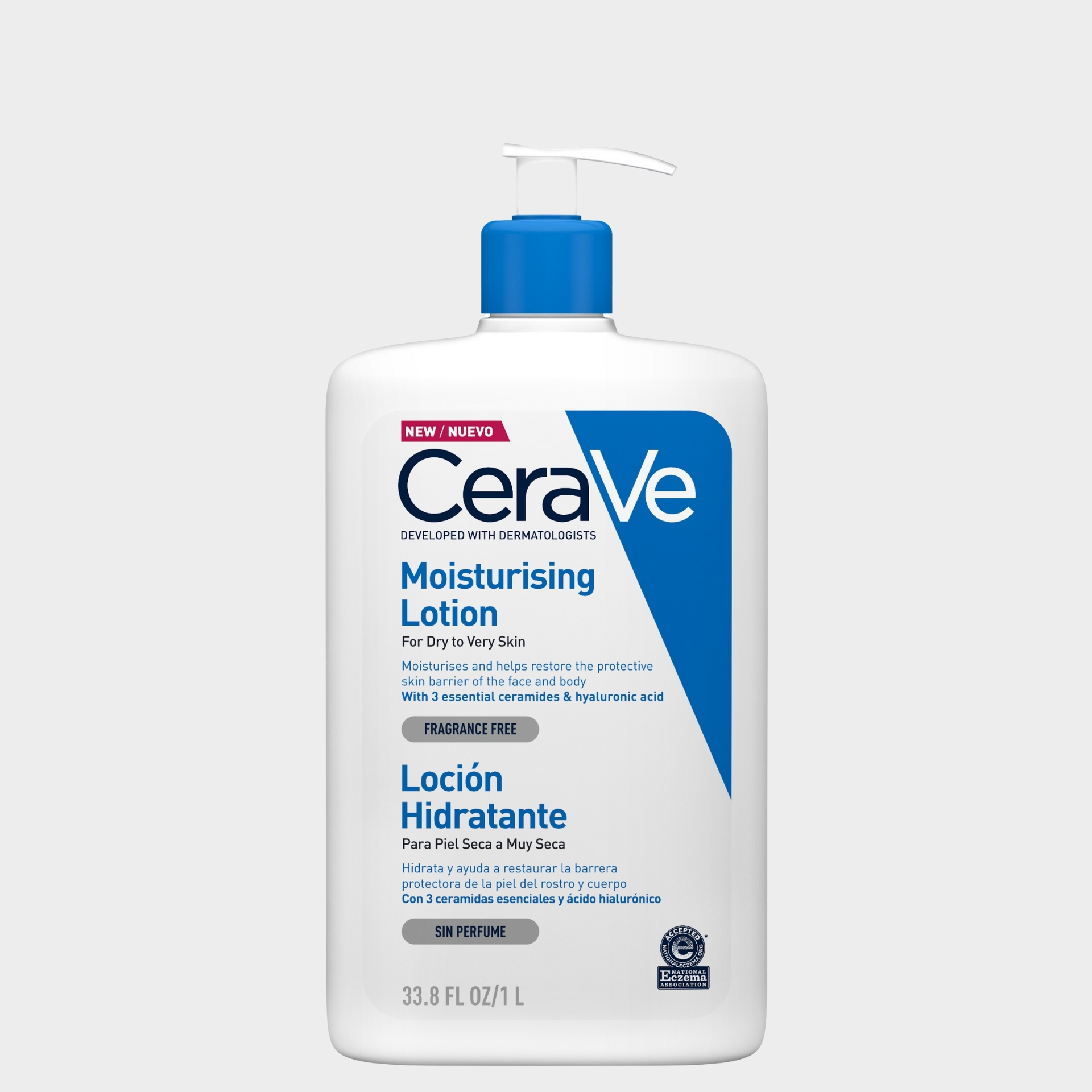 Loção Hidratante Corpo e Rosto Ceravê 1 litro