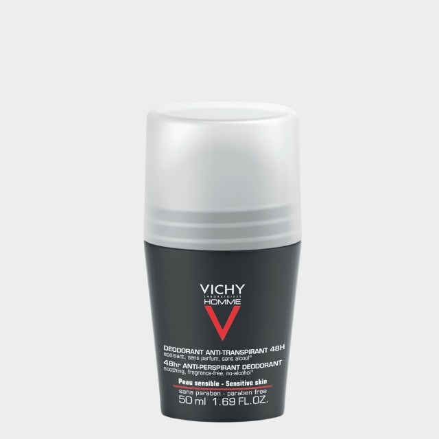 Desodorizante Pele Sensível Deo Roll-On 48h Vichy Homme 50 ml Desodorizante Pele Sensível Deo Roll-On 48h Vichy Homme 50 ml