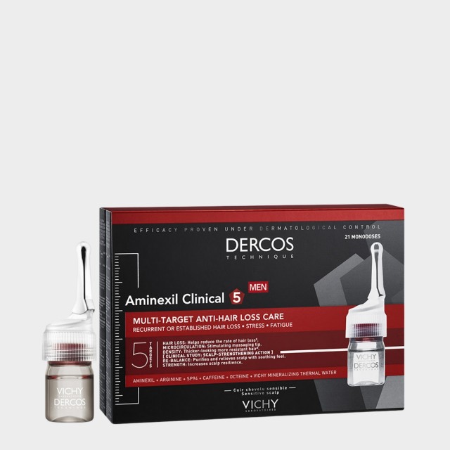 Ampolas Cuidado Anti-Queda Homem Vichy Aminexil Clinical 5 21 ampolas Ampolas Cuidado Anti-Queda Homem Vichy Aminexil Clinical 5 21 ampolas