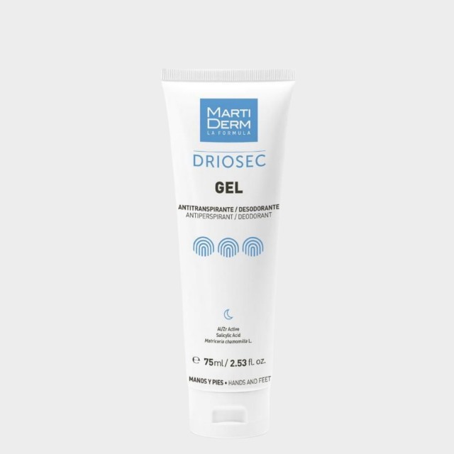Gel Mos e Ps Anti-Transpirante MartiDerm Driosec 75 ml
