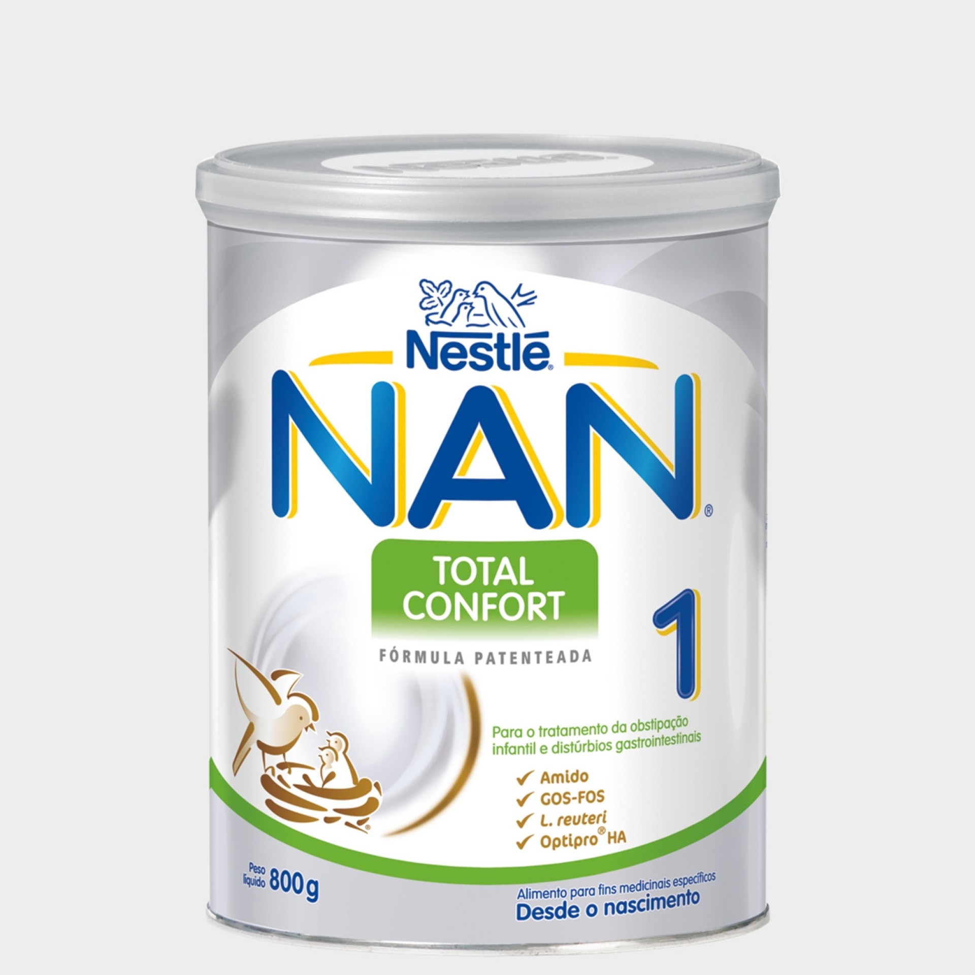 Leite para Lactentes Nestlé NAN Confort 1 Desde o Nascimento 1 800 gr