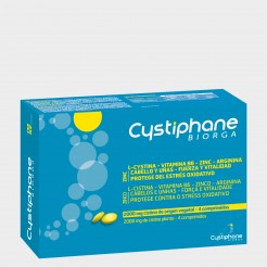 Suplemento Fortificante Cabelo e Unhas Comprimidos Biorga Cystiphane Biorga 120 comprimidos
