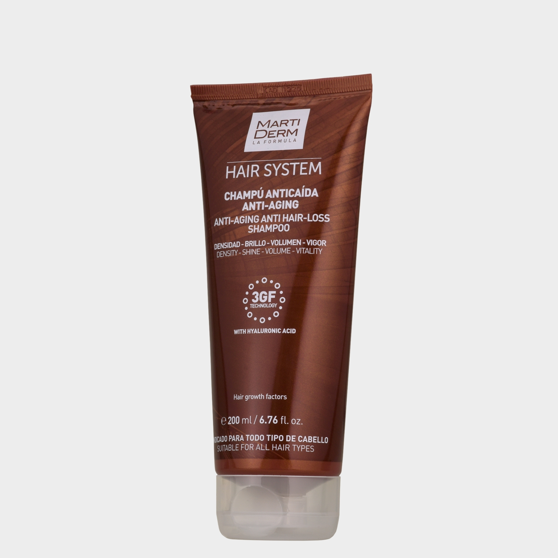 Champô Anti-Queda & Anti-Idade MartiDerm Hair System 3GF 200 ml