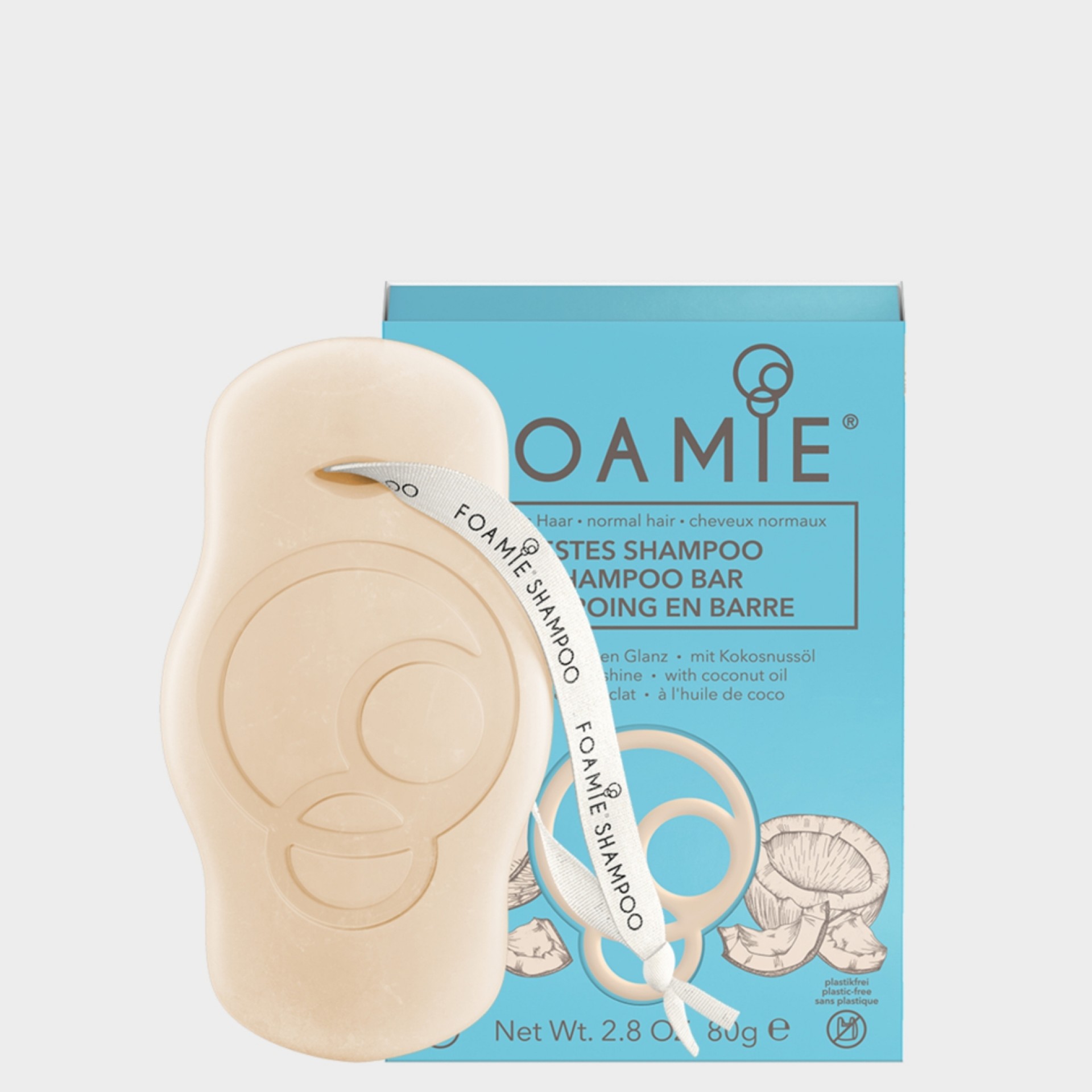 Champô Sólido Cabelo Normal Foamie Shake Your Coconuts 80 gr