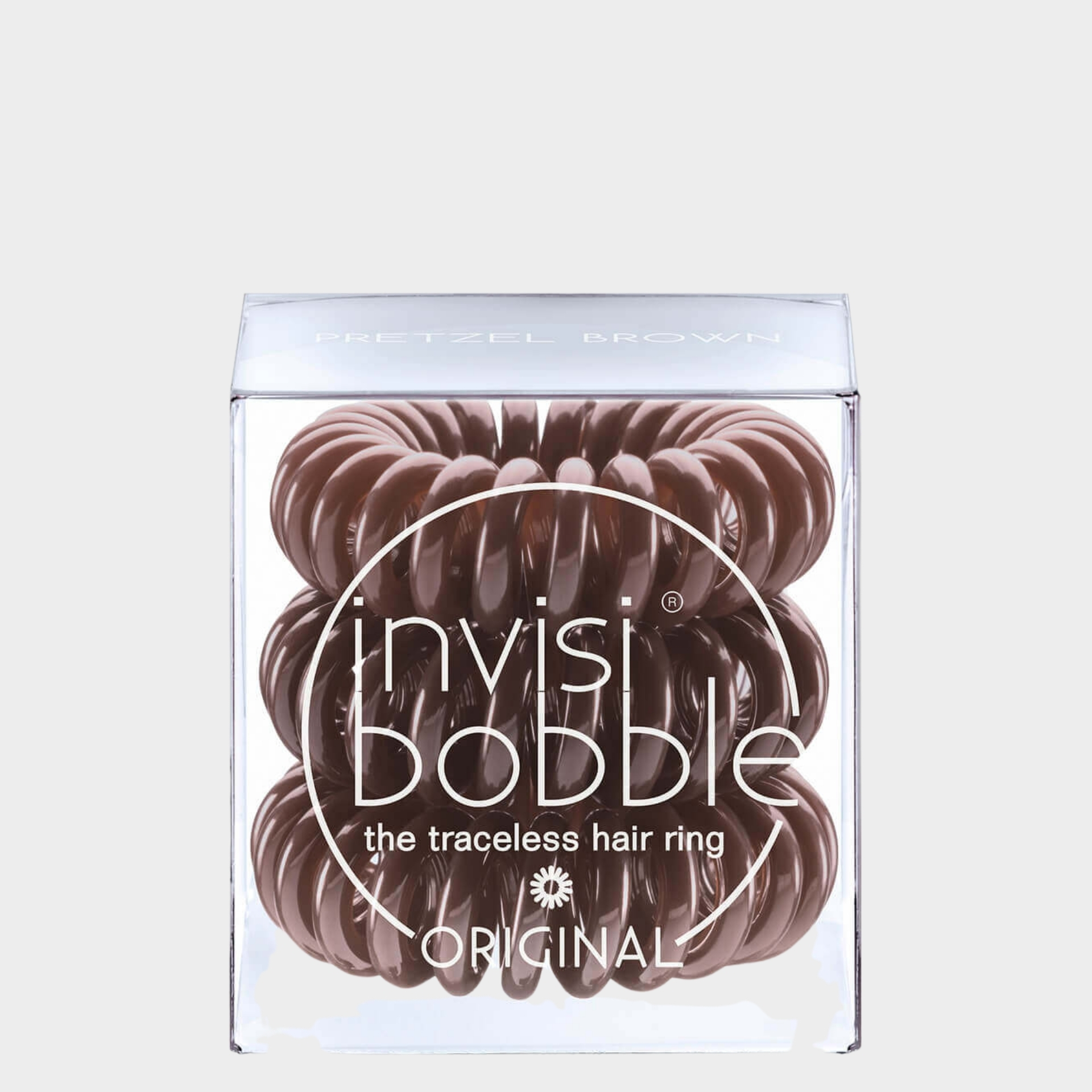 Elásticos Cabelo invisibobble Original Pretzel Brown Castanho 3 uns