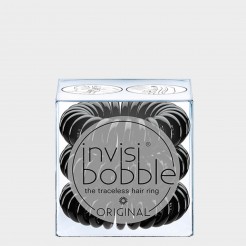 Elsticos Cabelo invisibobble Original True Black Preto 3 uns