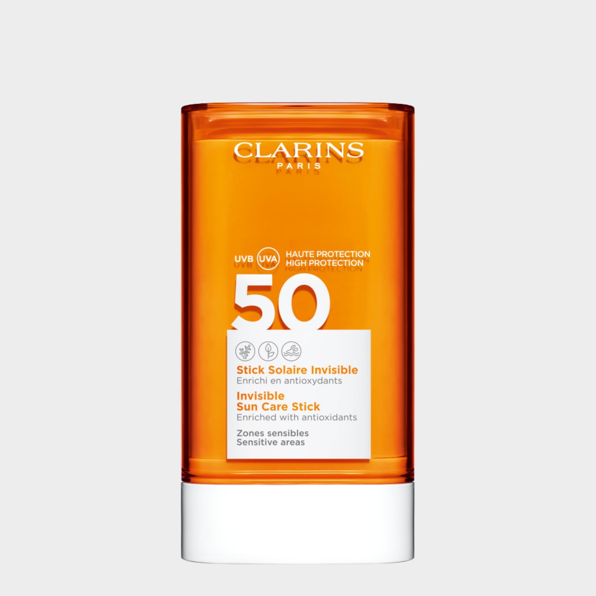 Stick Protetor Solar de Rosto Clarins Solaire Invisible SPF50 17 gr