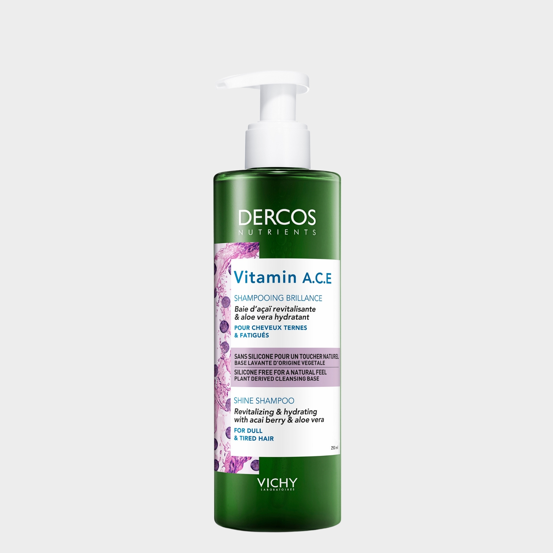 Champô Iluminador Vichy Dercos Nutrients Vitamin A.C.E 250 ml