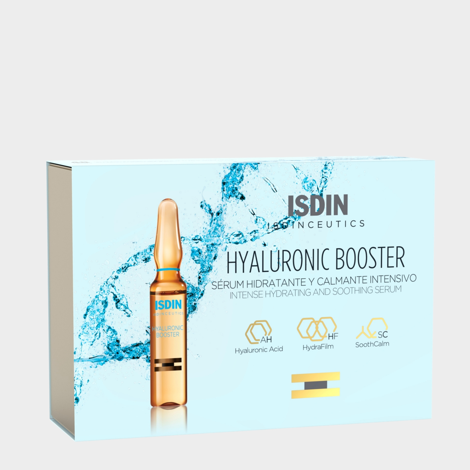 Ampolas Sérum Hidratante & Calmante Isdin Isdinceutics Hyaluronic Booster 10 ampolas