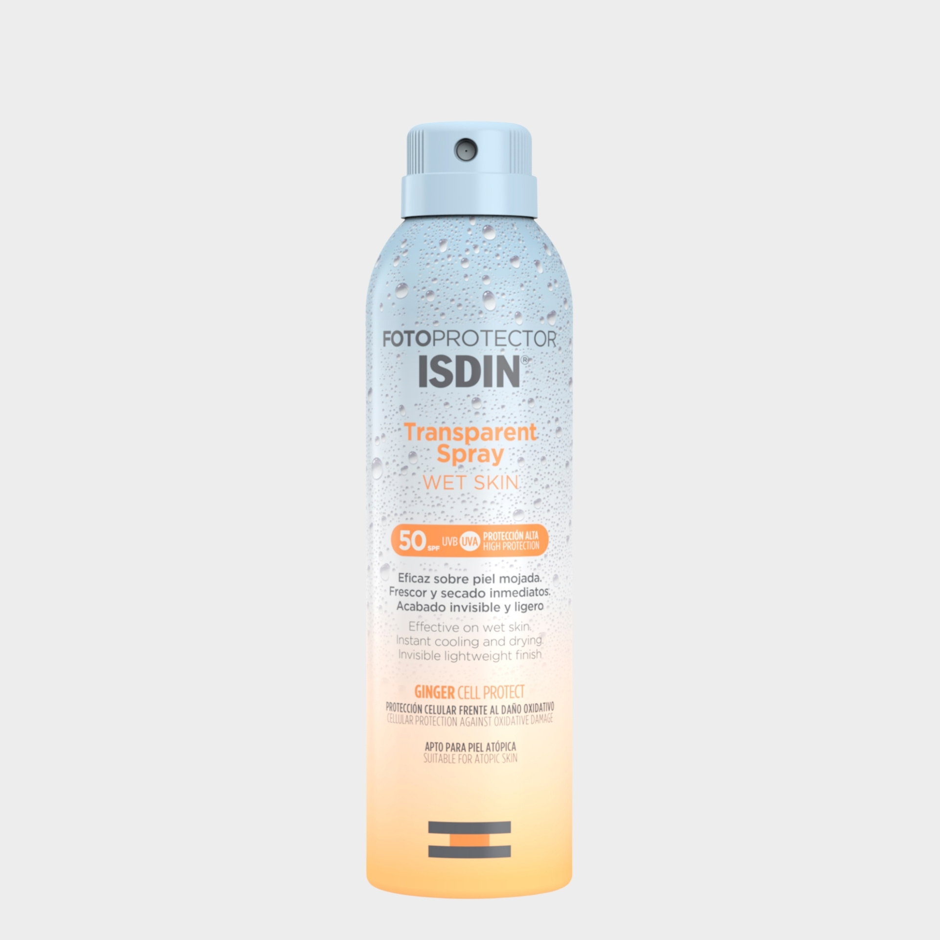 Protetor Solar Spray Transparente Isdin FotoProtector Wet Skin SPF50+ 250 ml