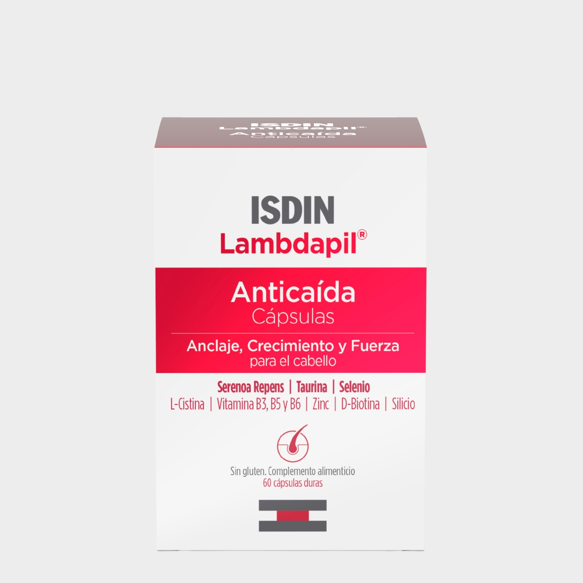 Cápsulas Anti-Queda Isdin Lambdapil 60 cápsulas