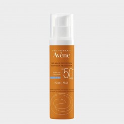 Protetor Solar Fluido Avne SPF50+ Com Cor Pele Clara Hipersensvel 50 ml