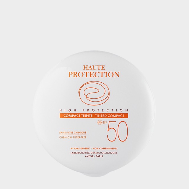 Protetor Solar de Rosto Creme Compacto Avne SPF50 Tom Areia Pele Intolerante Alrgica 10 gr