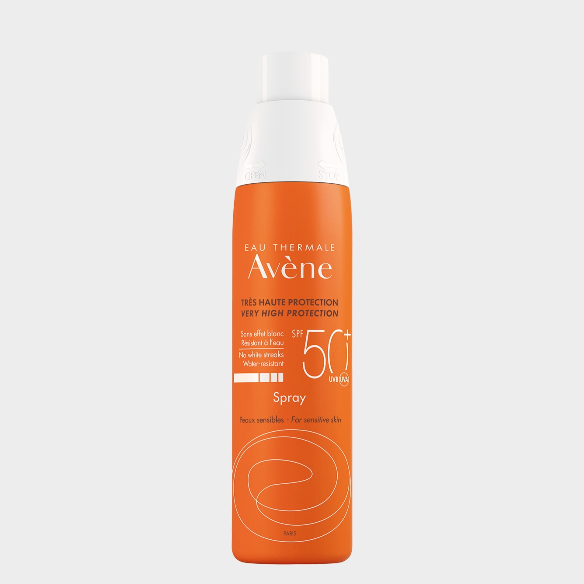 Protetor Solar Spray Avène SPF50+ Pele Clara Hipersensível 200 ml