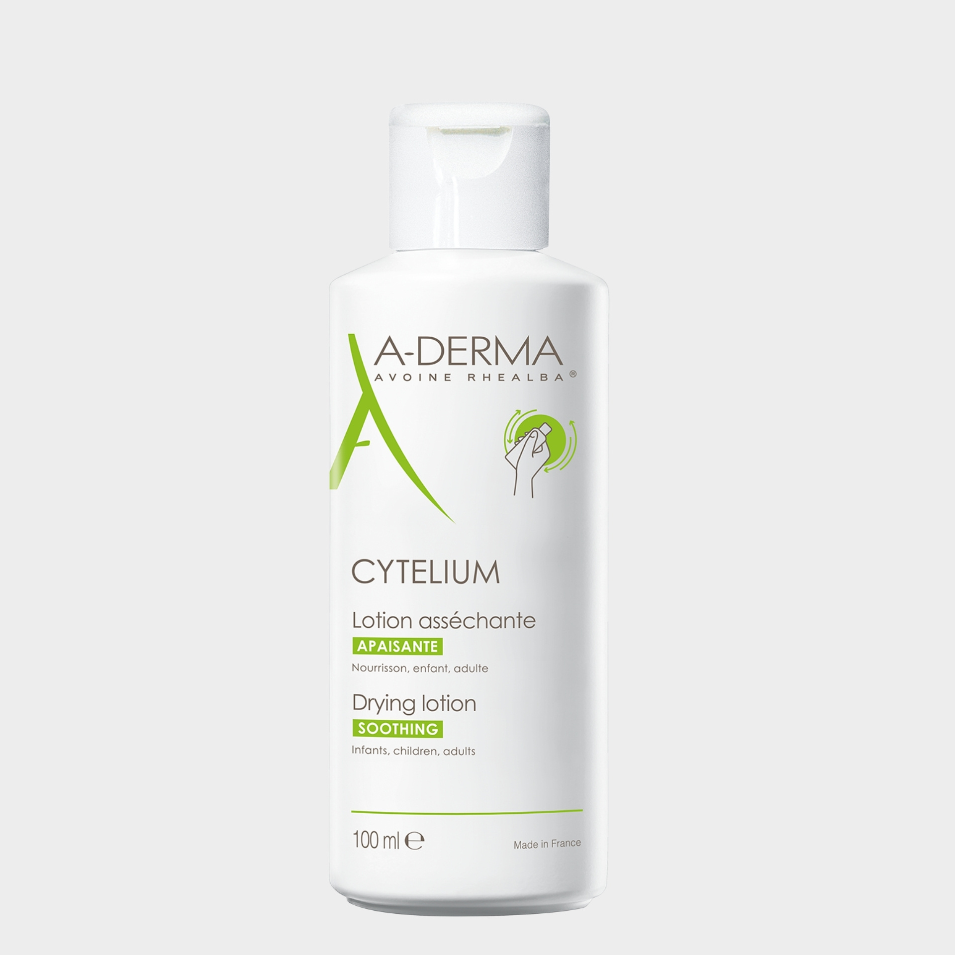 Loção Secante A-Derma Cytelium Pele Irritada 100 ml