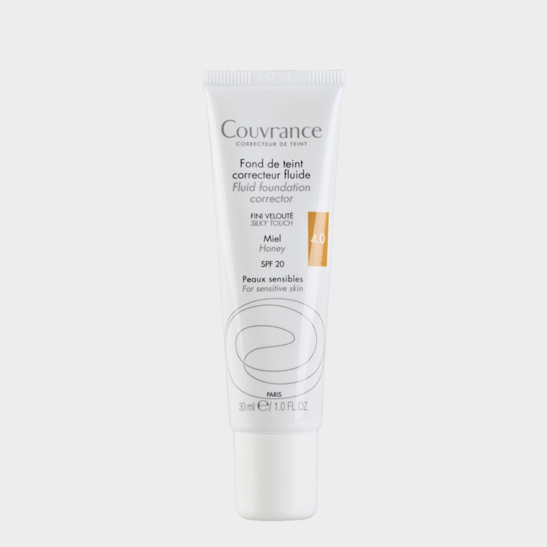 Base Fluida Corretora Avène Couvrance SPF20 Tom Areia Pele Sensível 30 ml