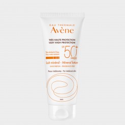 Protetor Solar Leite Mineral Avne SPF50+ Pele Intolerante Alrgica 100 ml