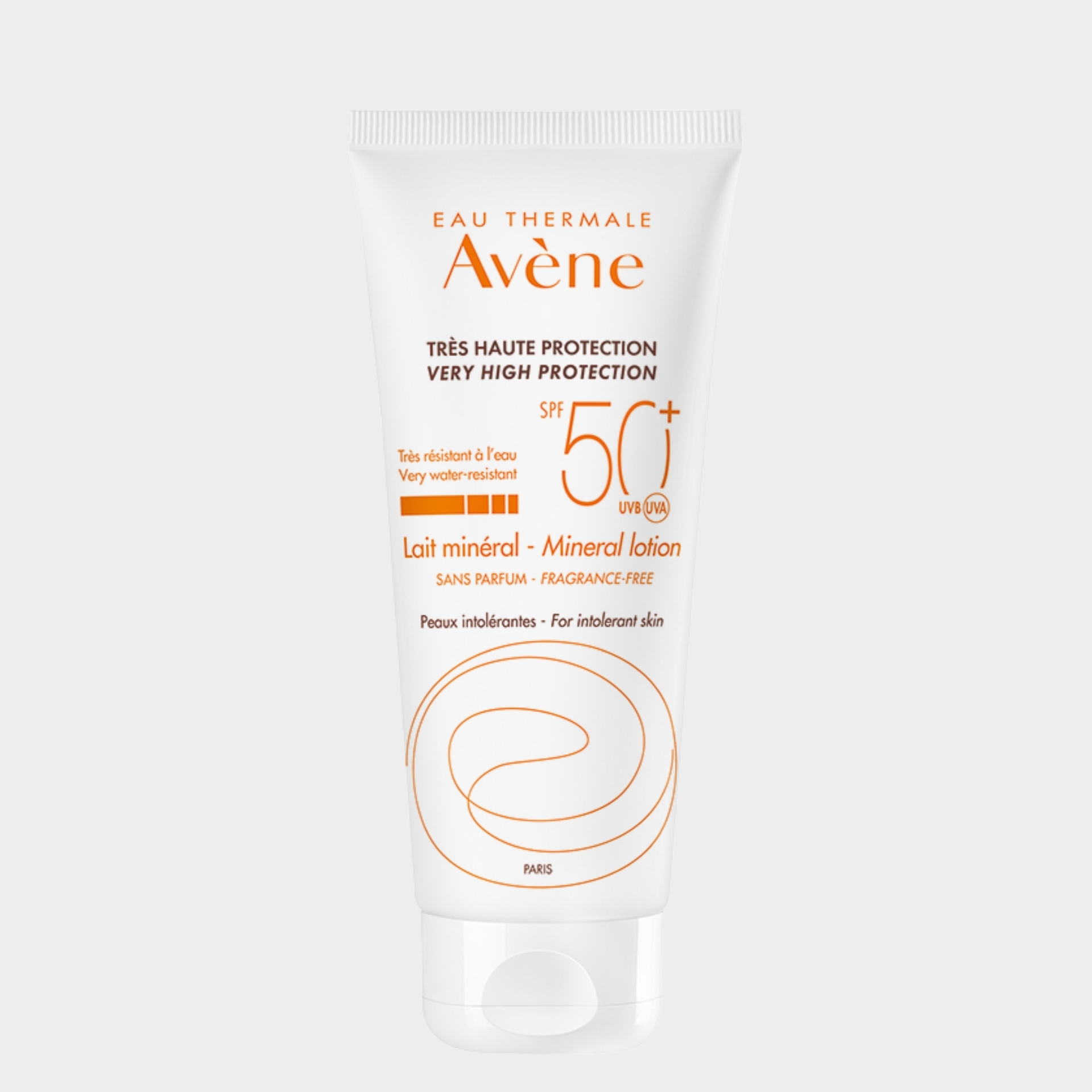 Protetor Solar Leite Mineral Avène SPF50+ Pele Intolerante Alérgica 100 ml