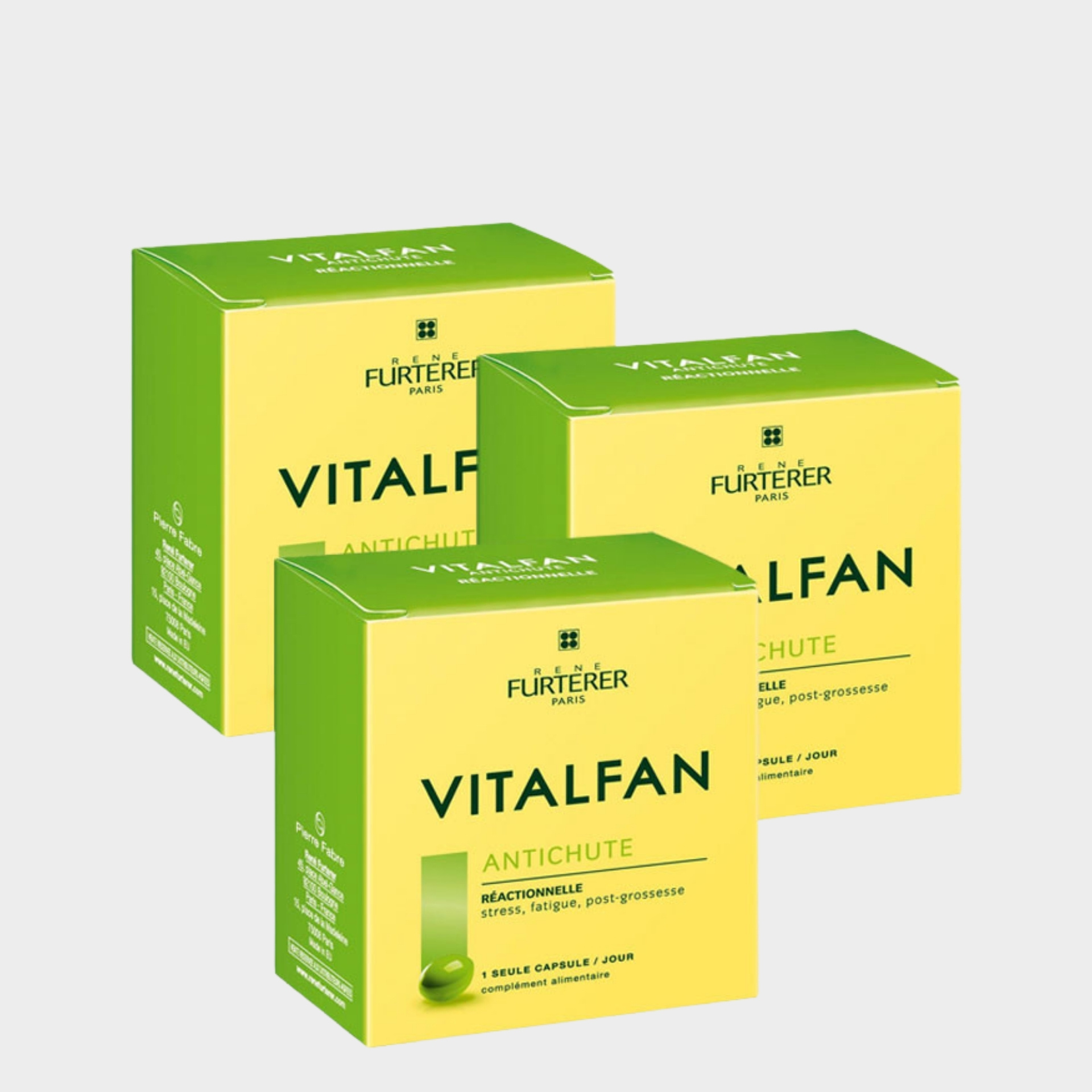 Suplemento Anti-Queda René Furterer Vitalfan Queda Reacional 90 cápsulas