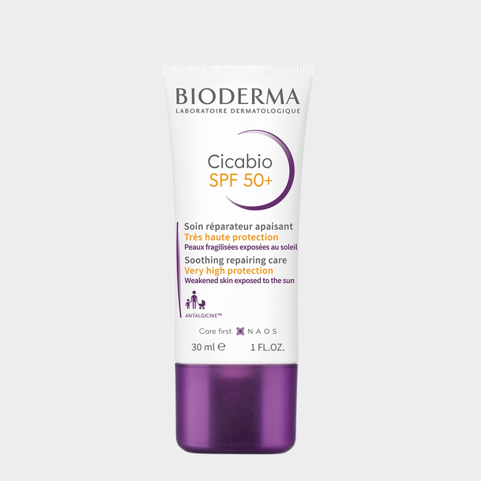 Protetor Solar Bioderma Cicabio SPF50+ Pele com Lesões 30 ml