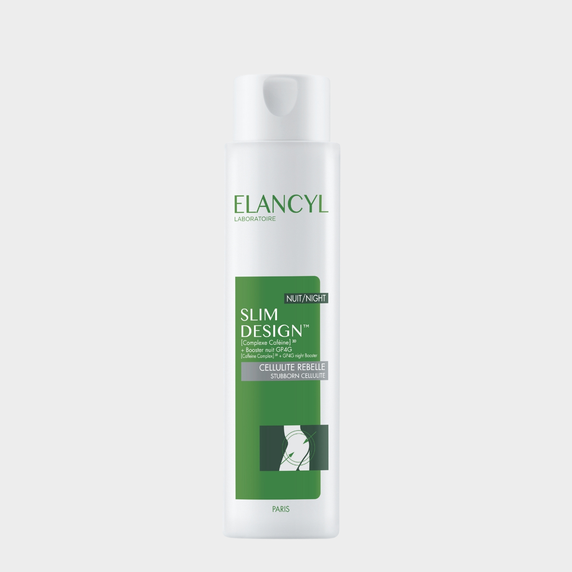 Creme Alisamento Anti-Celulite Rebelde Elancyl Slim Design Noite 200 ml