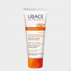 Protetor Solar Rosto Uriage Barisun Mineral SPF50+ Pele Sensvel 100 ml