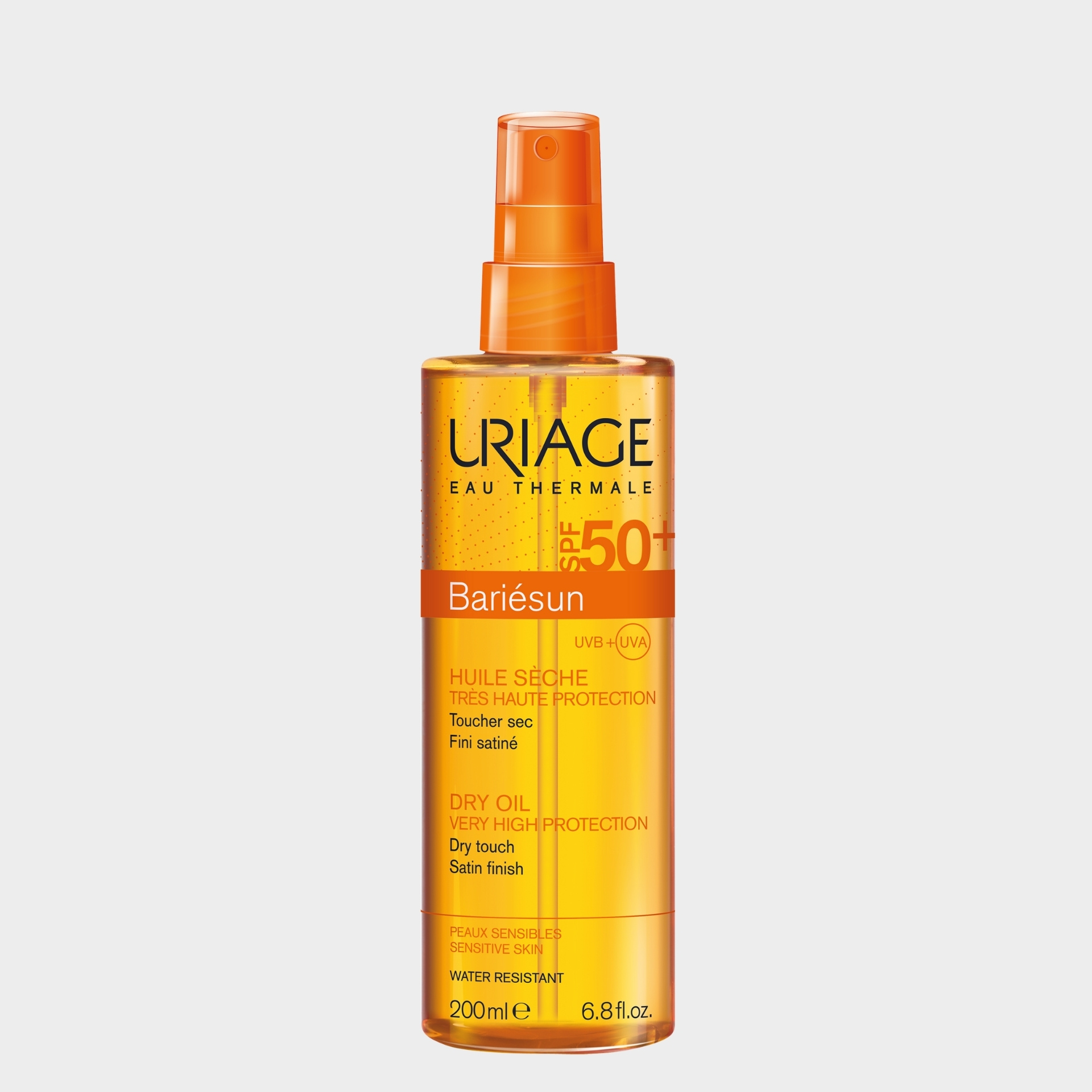 Protetor Solar Corpo Óleo Seco Uriage Bariésun SPF50+ 200 ml