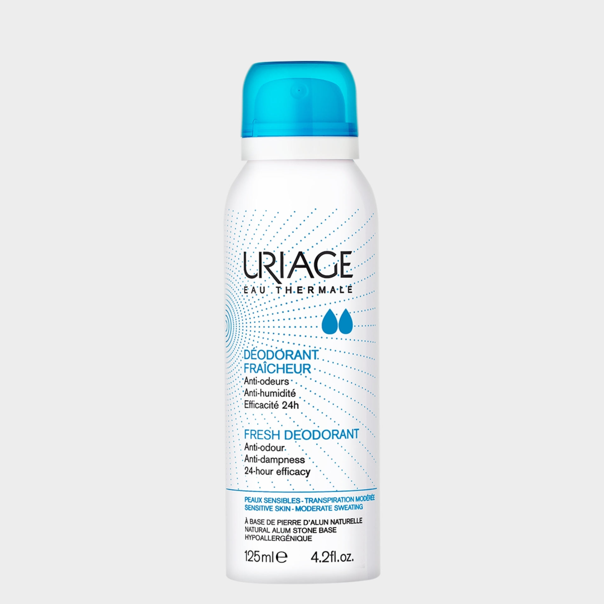Desodorizante Refrescante Uriage Spray 24h 125 ml