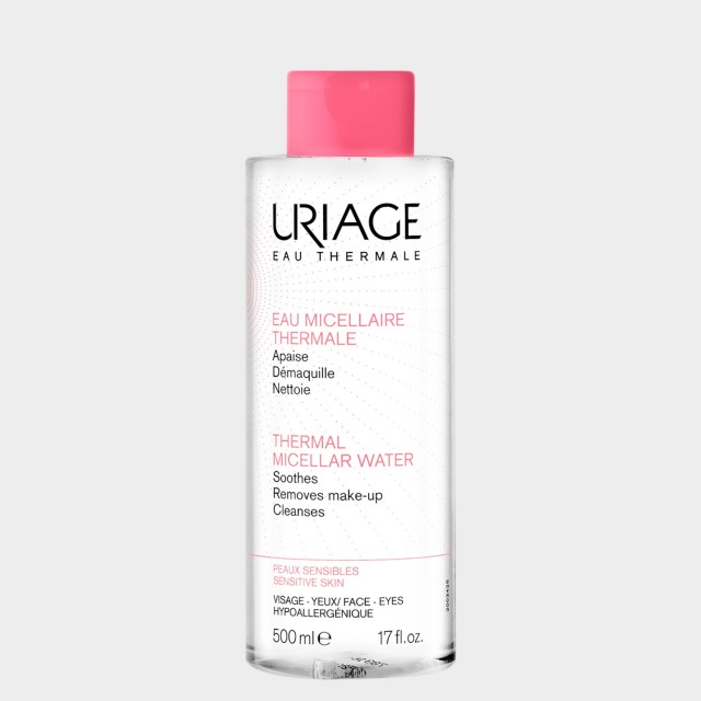 gua de Limpeza Termal Micelar Uriage Pele Sensvel 500 ml
