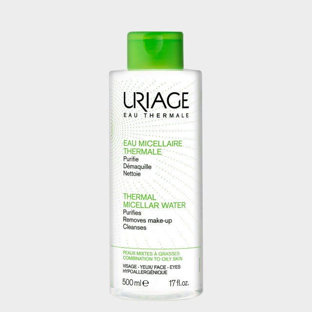 Água de Limpeza Termal Micelar Uriage Pele Mista Oleosa 500 ml Água de Limpeza Termal Micelar Uriage Pele Mista Oleosa 500 ml