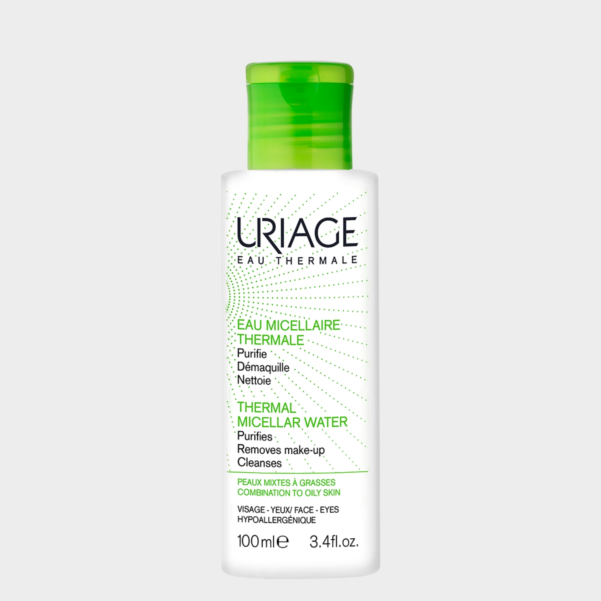 Água de Limpeza Termal Micelar Uriage Pele Mista Oleosa 100 ml