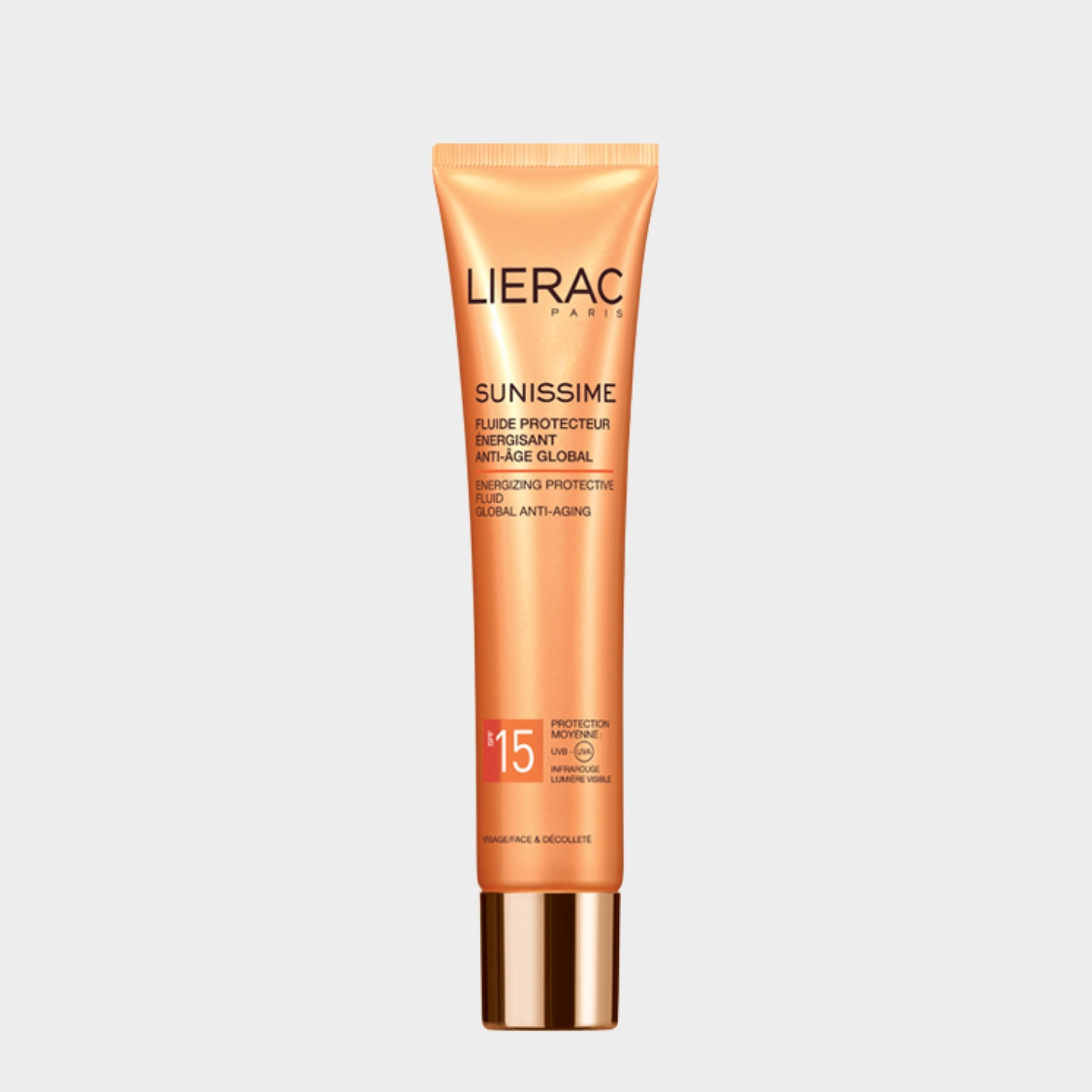 Protetor Solar Rosto Energizante Lierac Sunissime SPF15 40 ml
