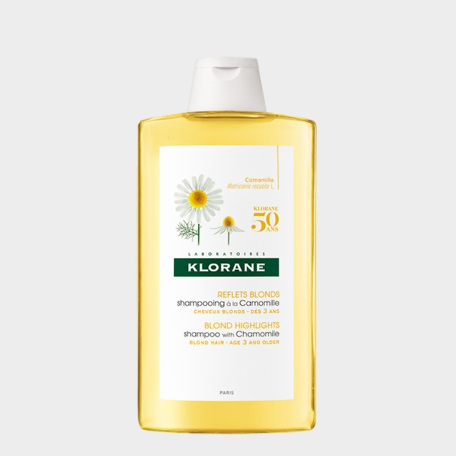 Champô Nutritivo Klorane Capilar Camomila Cabelos Claros 400 ml Champô Nutritivo Klorane Capilar Camomila Cabelos Claros 400 ml