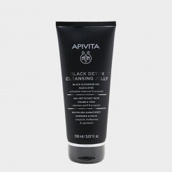 Gel Limpeza Rosto Apivita Black Detox 150 ml