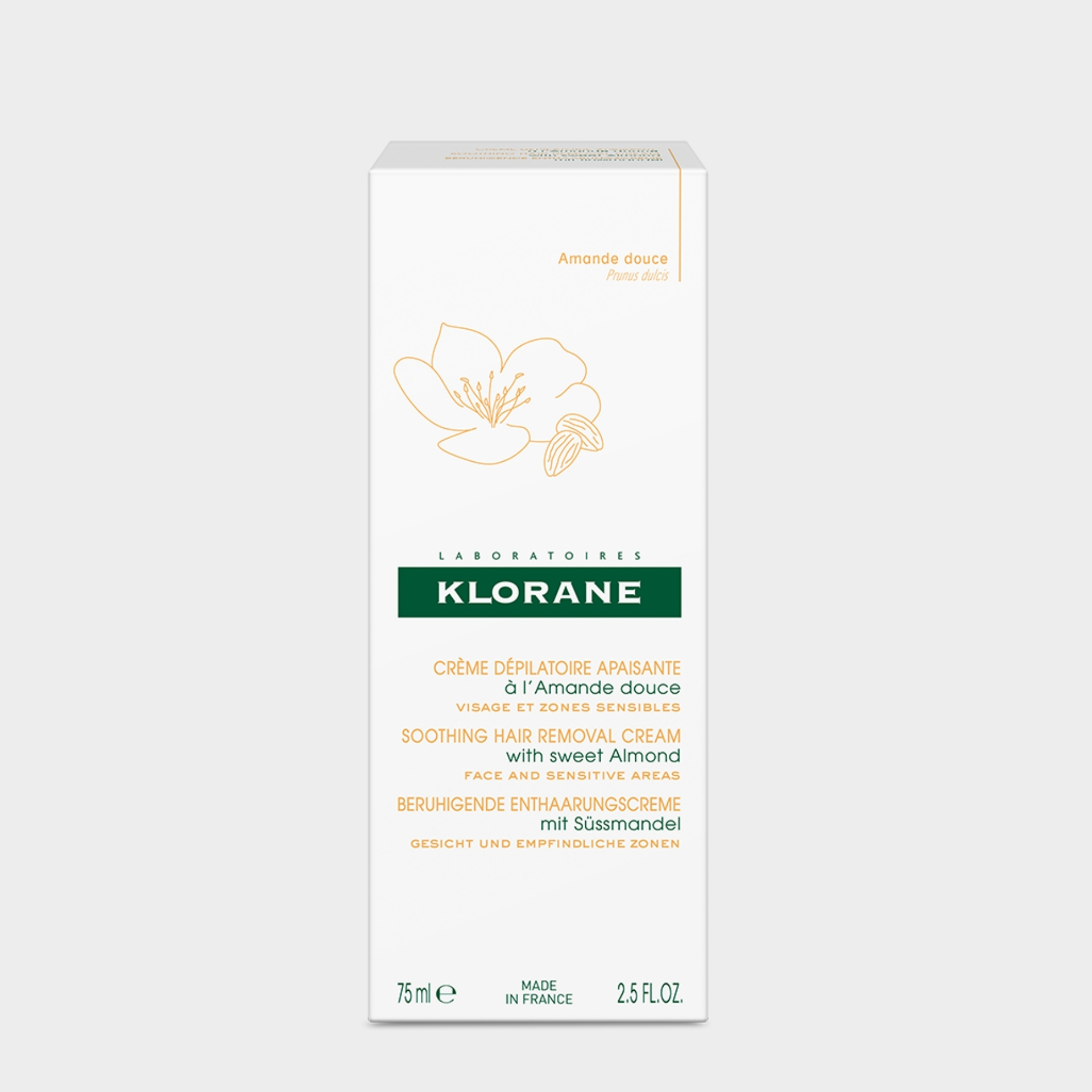 Creme Depilatório Suave Klorane Pele Sensível 75 ml