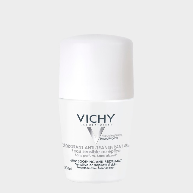 Desodorizante Roll-On Vichy Anti-Transpirante 48h Pele Sensvel 50 ml