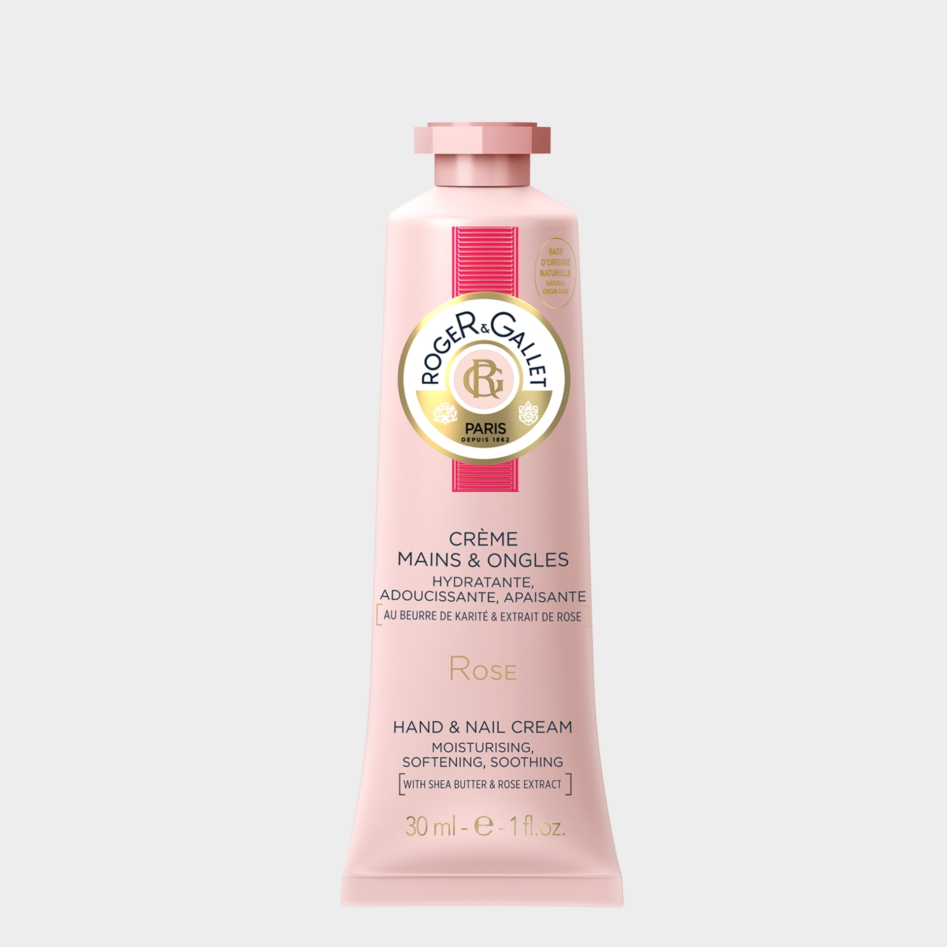 Creme de Mãos e Unhas Roger & Gallet Rose 30 ml