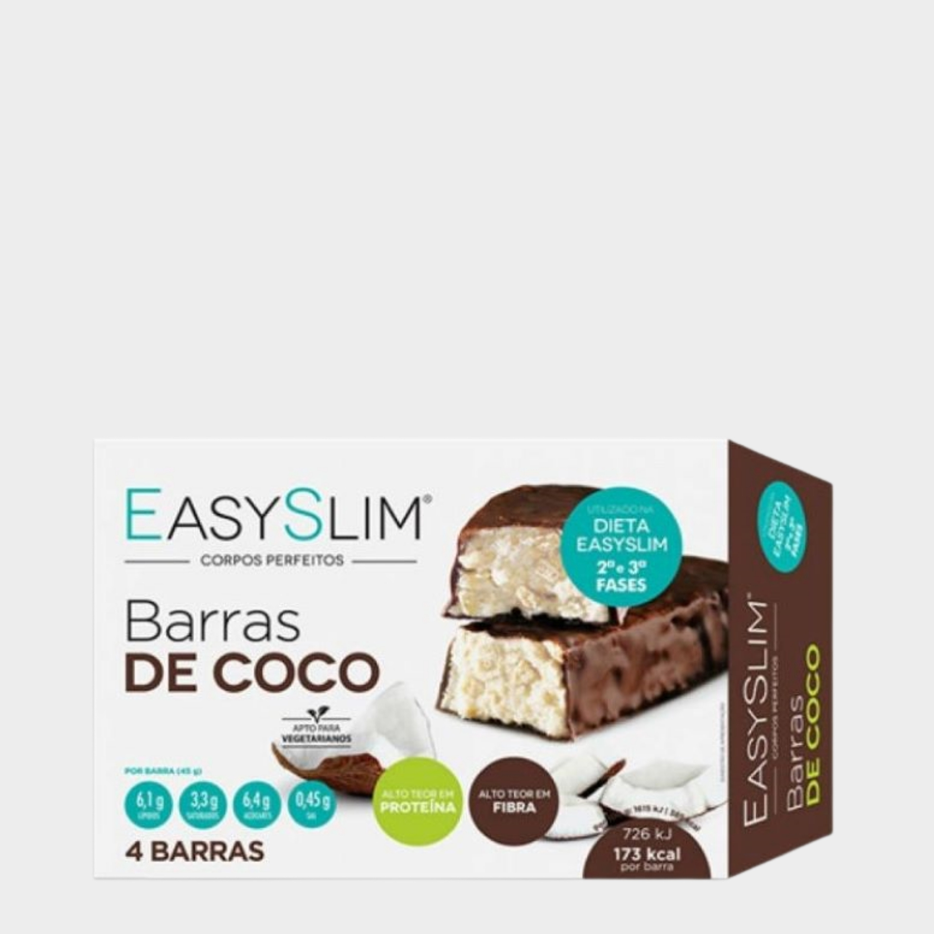 Barras Proteícas EasySlim Côco 4x 45g