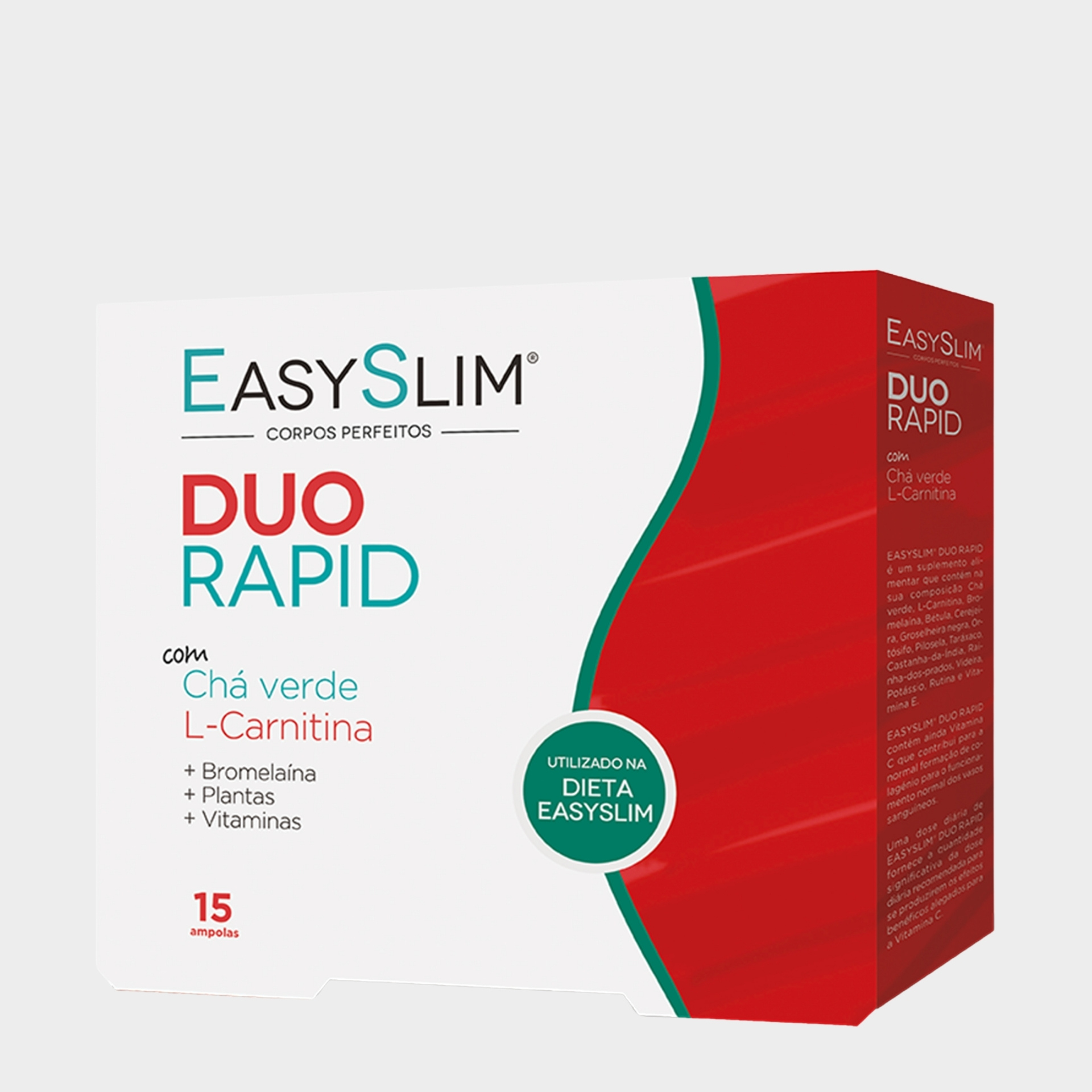 Suplemento Perda Peso EasySlim Duo Rapid 15 ampolas