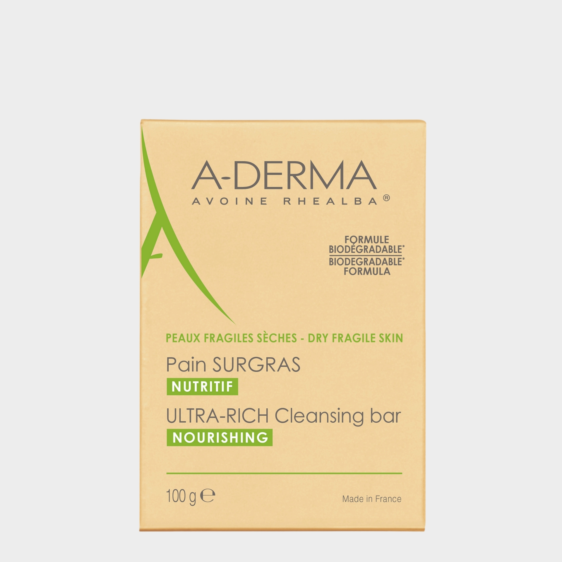 Sabonete Gordo Ultra Rico A-Derma Pele Frágil Seca 100 gr