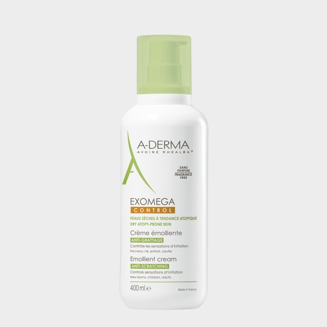Creme Emoliente Rosto e Corpo A-Derma Exomega Control Pele Atpica Seca 400 ml