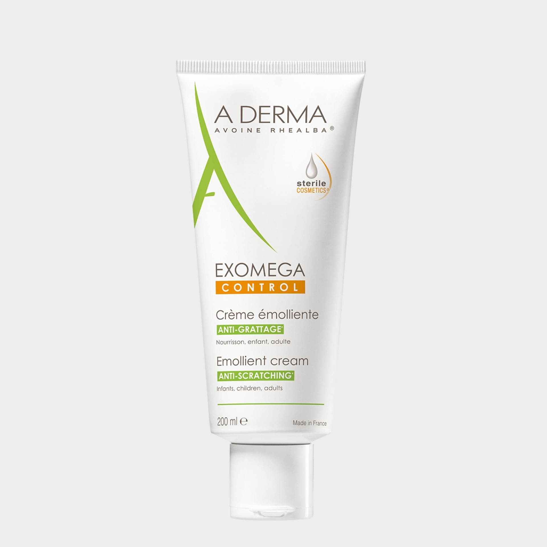 Creme Emoliente Rosto e Corpo A-Derma Exomega Control Pele Atópica Seca 200 ml