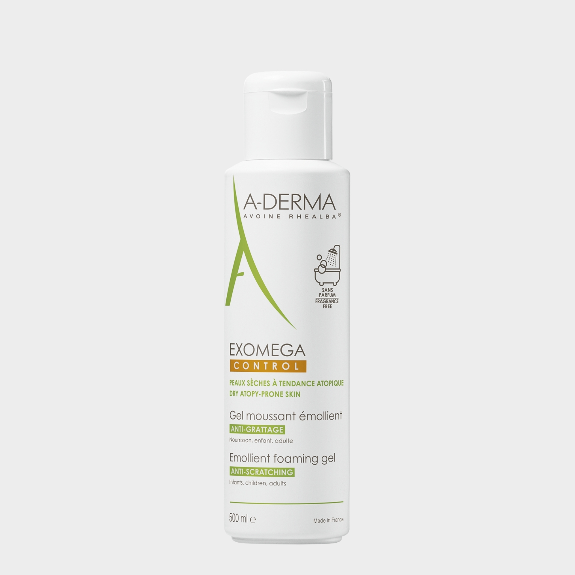 Gel-Espuma Emoliente A-Derma Exomega Pele Atópica Seca 500 ml