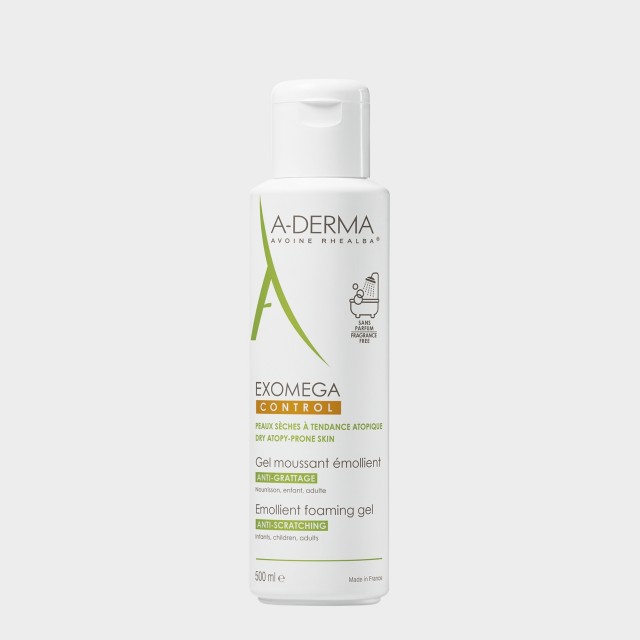 Gel-Espuma Emoliente A-Derma Exomega Pele Atpica Seca 500 ml
