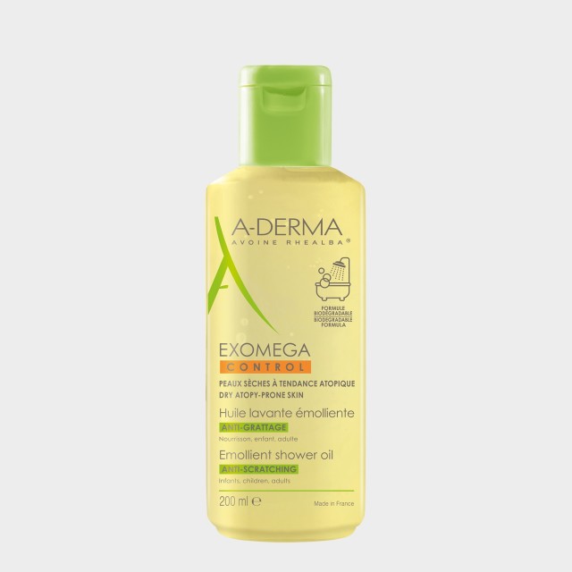 leo Duche Emoliente A-Derma Exomega Pele Atpica Seca 200 ml