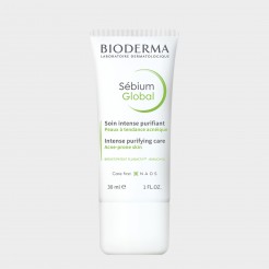 Cuidado Hidratante Rosto Anti-Acne Bioderma Sbium Global 30 ml