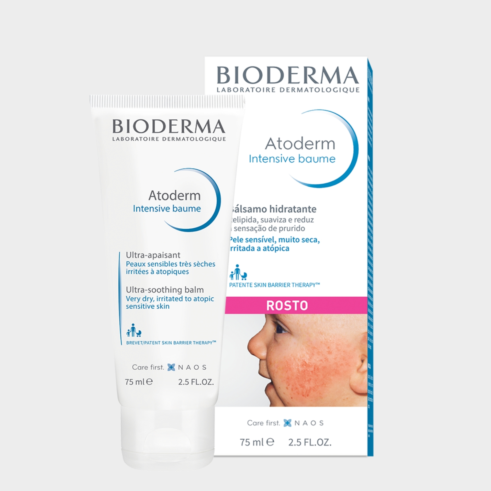Creme Rosto Bioderma Atoderm Intensive Baume Pele Atópica 75 ml