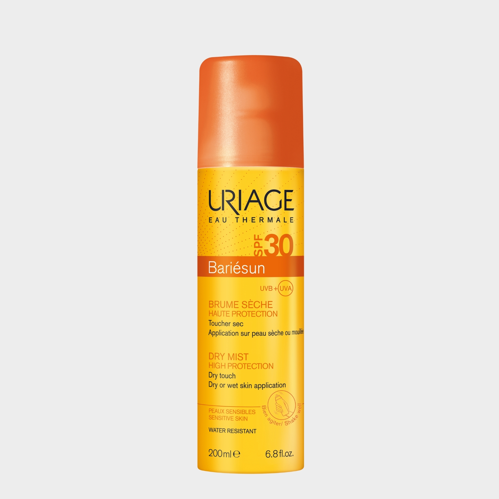 Protetor Solar Corpo Uriage Bariésun Bruma Seca SPF30 Pele Sensível 200 ml